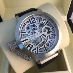 U-Boat - Classico - 45 Tungsten Skeleton