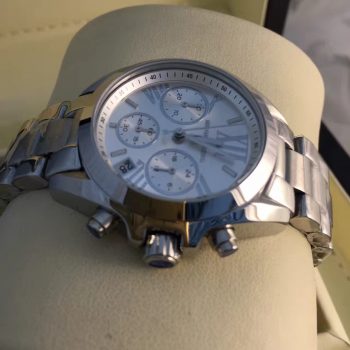 Michael Kors - Oversized Bradshaw Silver Watch