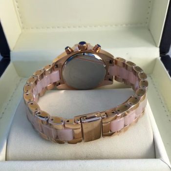 Michael Kors - Bradshaw Rose-Tone and Acetate Watch