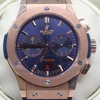 Hublot - Classic Fusion - Chronorgaph Berluti Scritto Ocean Blue