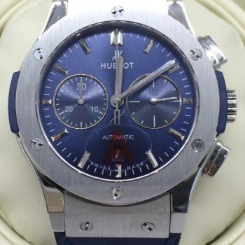 Hublot - Classic Fusion - Chronorgaph Berluti Scritto Ocean Blue