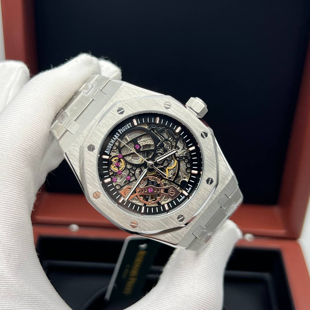 Audemars Piguet — Royal Oak Frosted Gold Double Balance Wheel Openworked (0052.2)