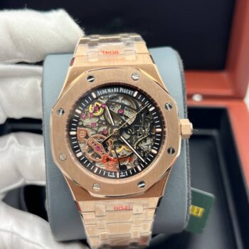 Audemars Piguet — Royal Oak Frosted Gold Double Balance Wheel Openworked (0052.1)