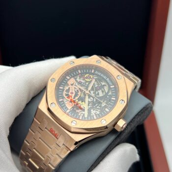 Audemars Piguet — Royal Oak Frosted Gold Double Balance Wheel Openworked (0052.1)
