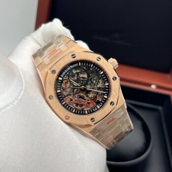 Audemars Piguet — Royal Oak Frosted Gold Double Balance Wheel Openworked (0052.1)